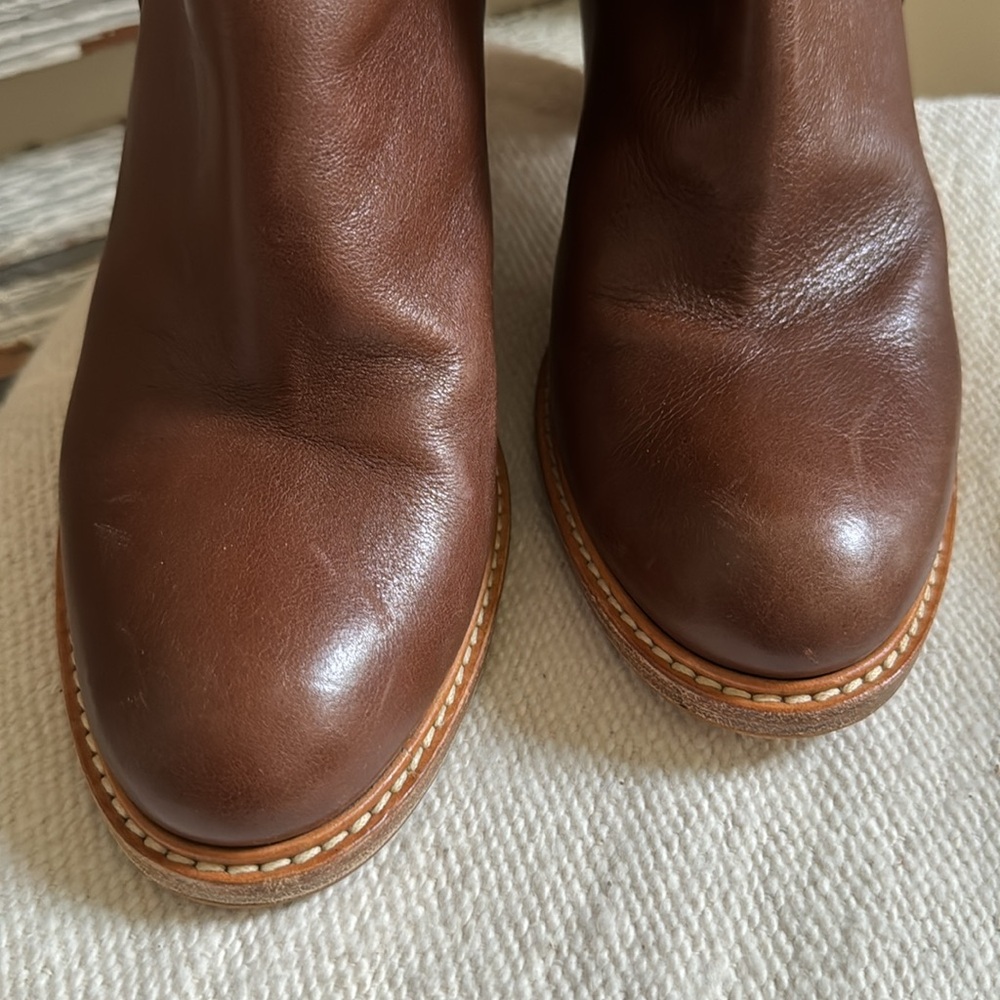 Coach A7018 Sandy E09 mid calf leather boot - Picture 3 of 4